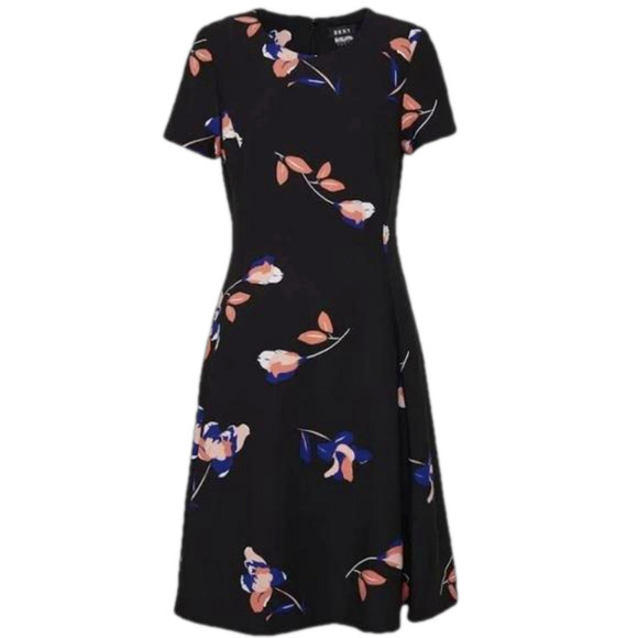 DKNY Ruffle Aline with Short Flutter Sleeve dress - Picture 2 of 9